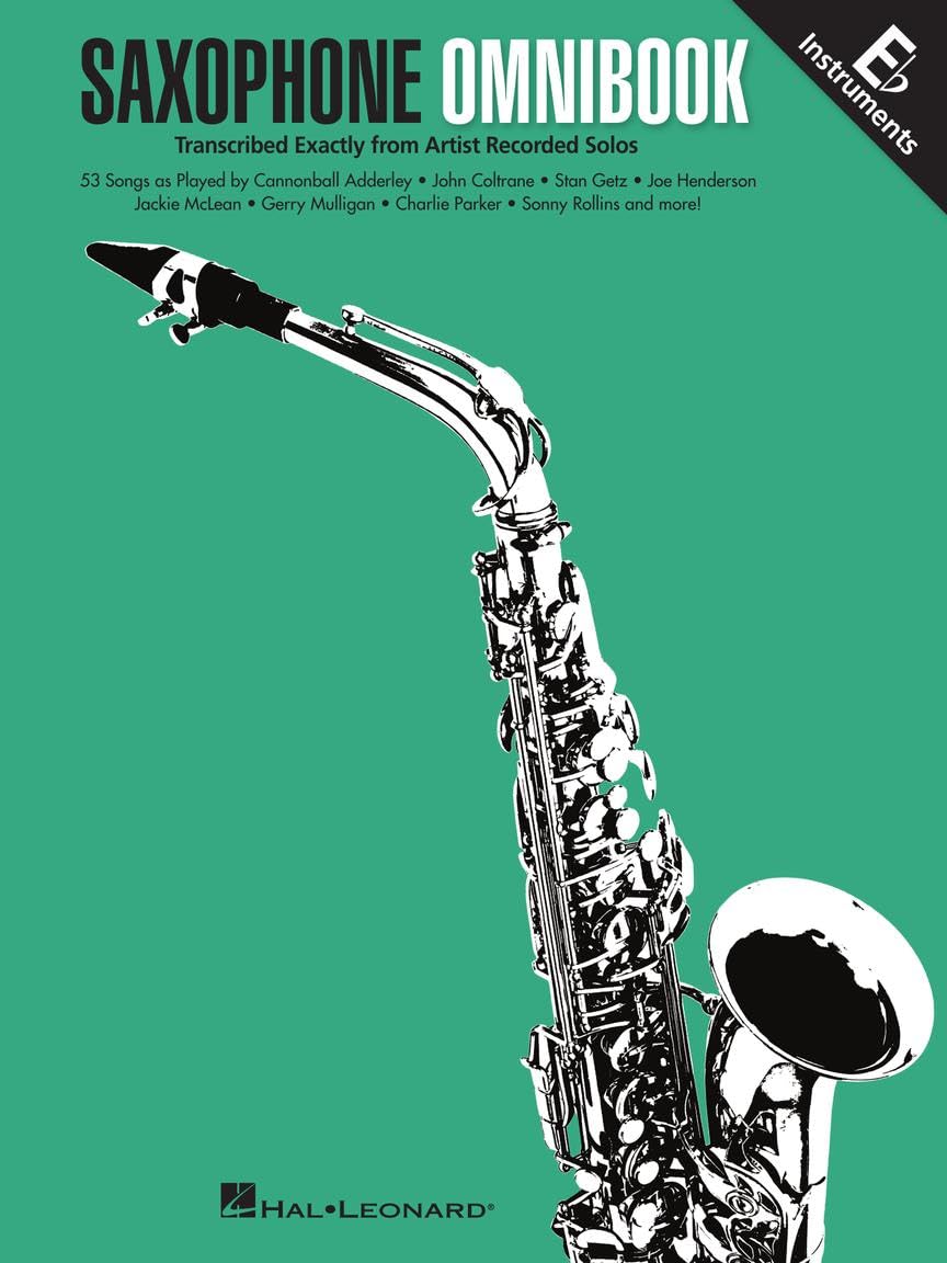 Saxophone Omnibook for E-Flat Instruments: Transcribed Exactly from Artist Recorded Solos Sheet Music