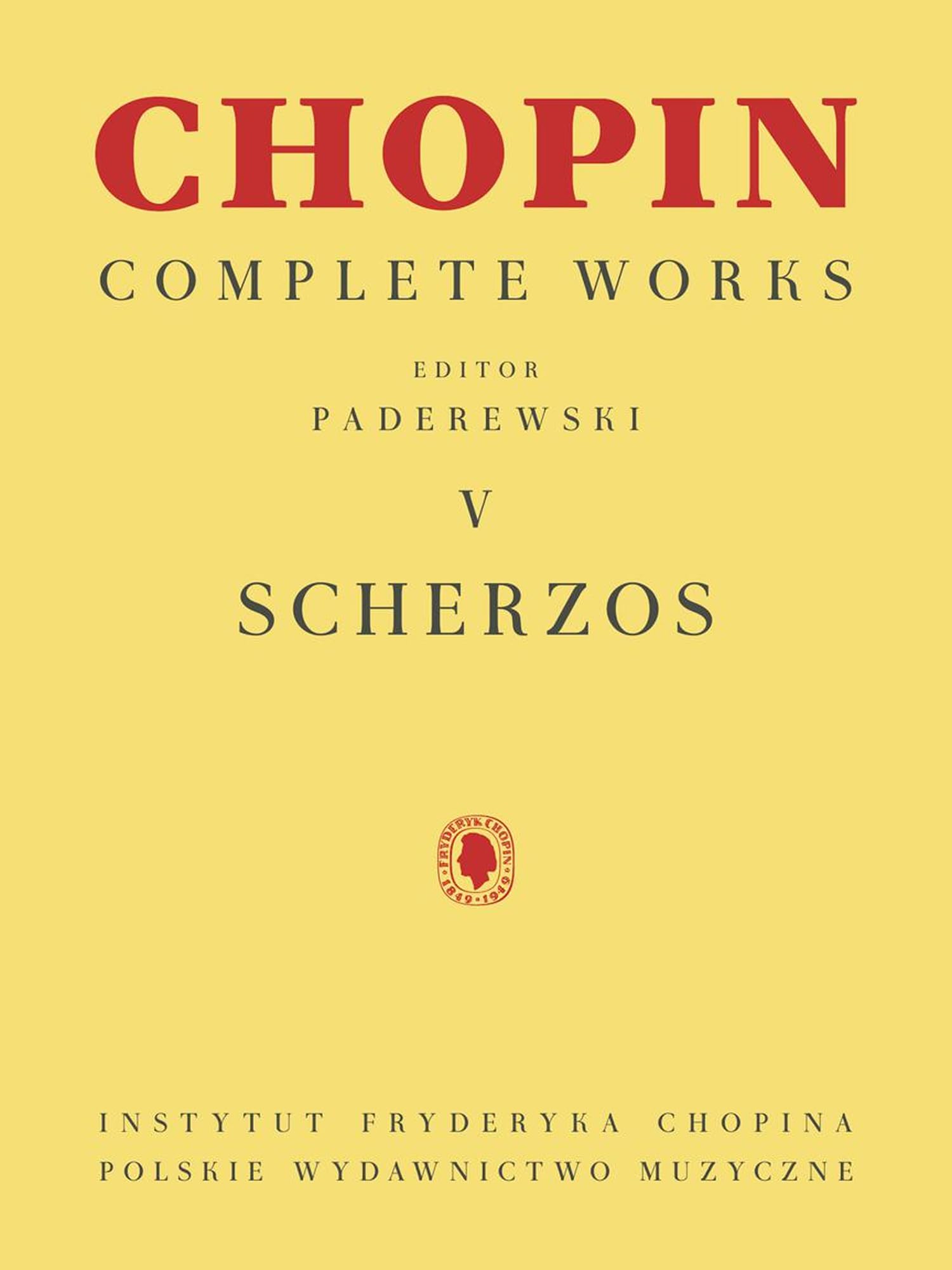 Scherzos For Piano: Chopin Complete Works Vol. V (Chopin Complete Works, 5) Sheet Music