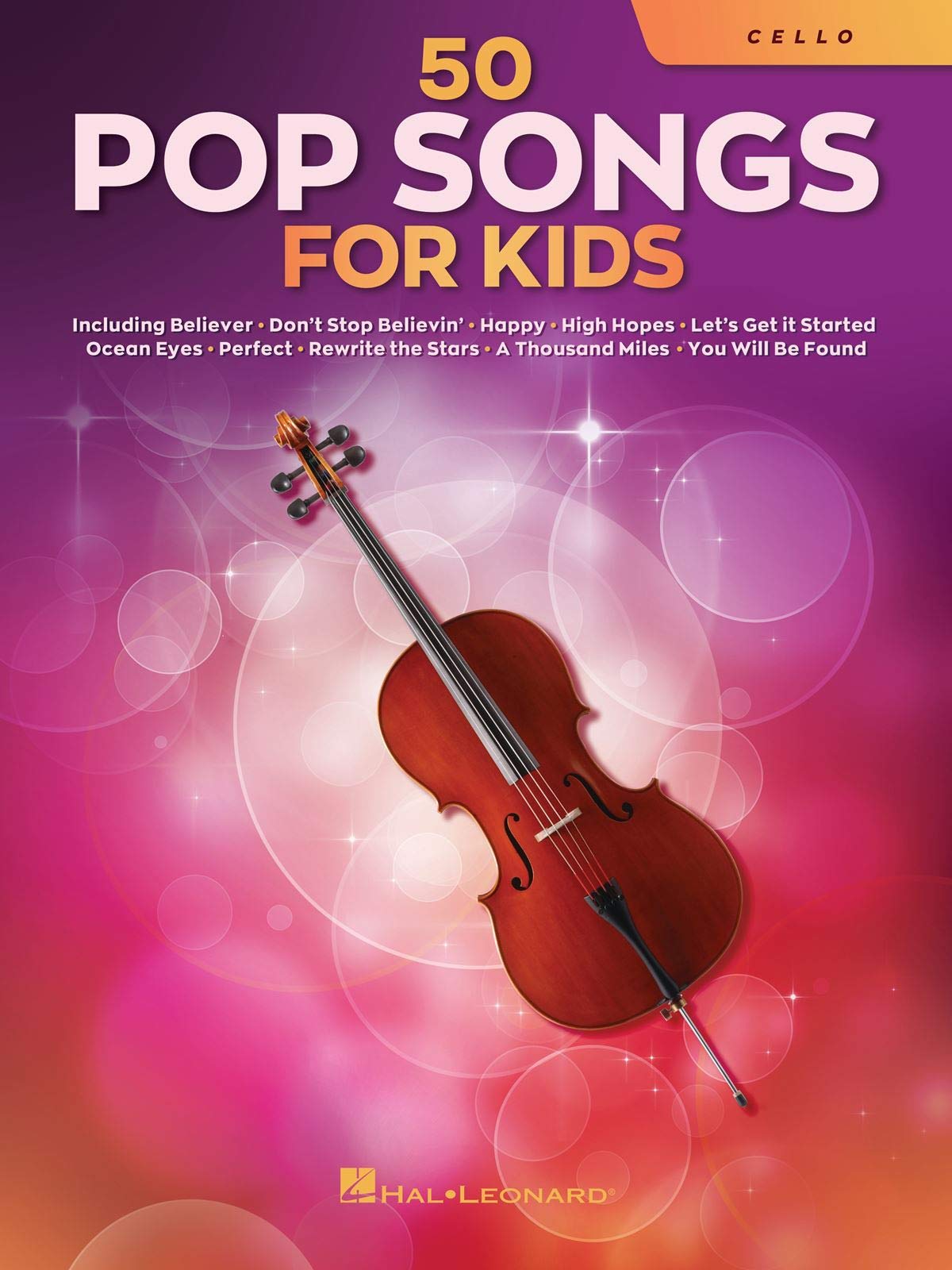 50 Pop Songs for Kids for Cello Sheet Music