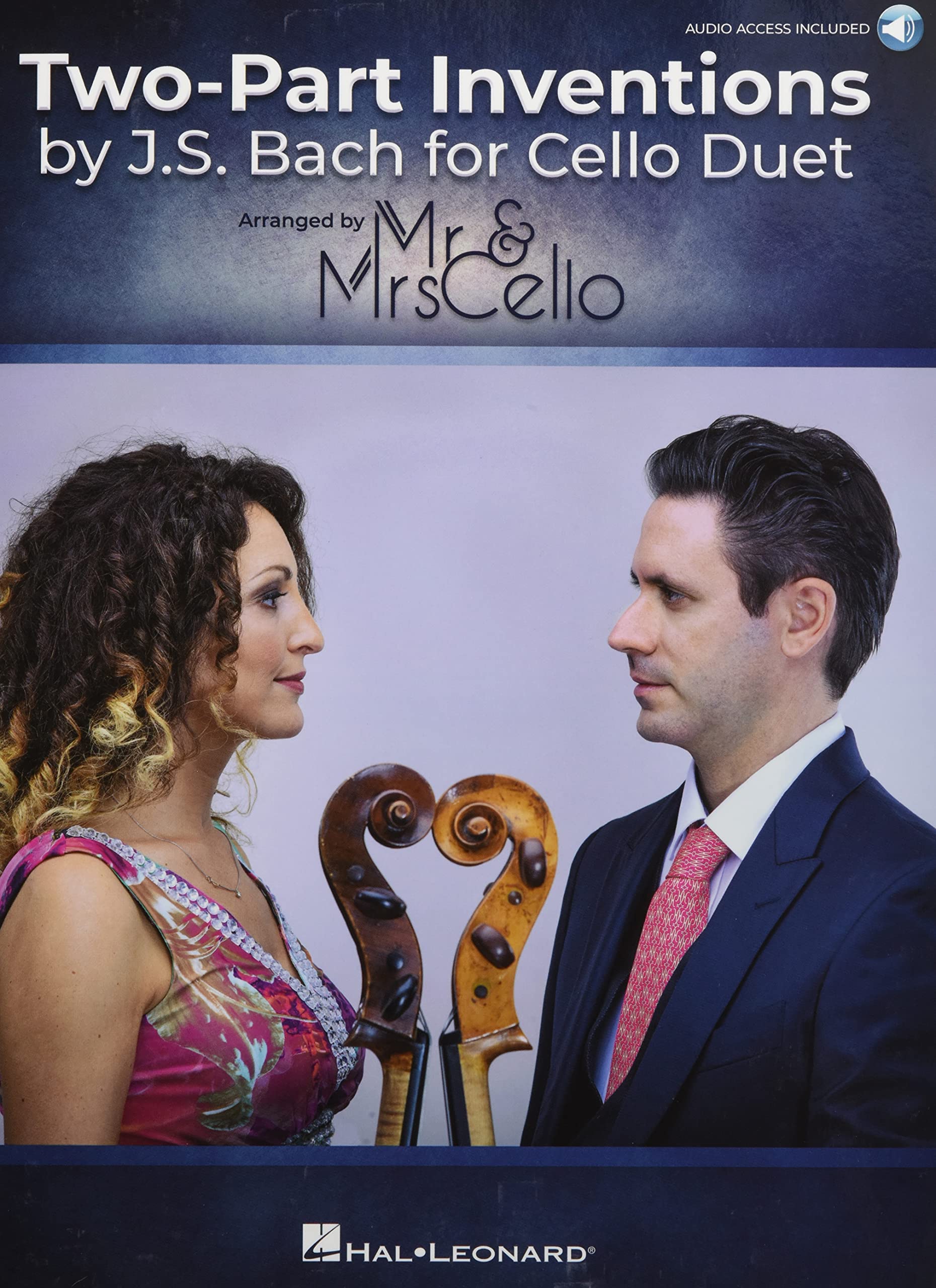 Two Part Inventions by J.S. Bach for Cello Duet: Arranged by Mr. & Mrs. Cello Sheet Music
