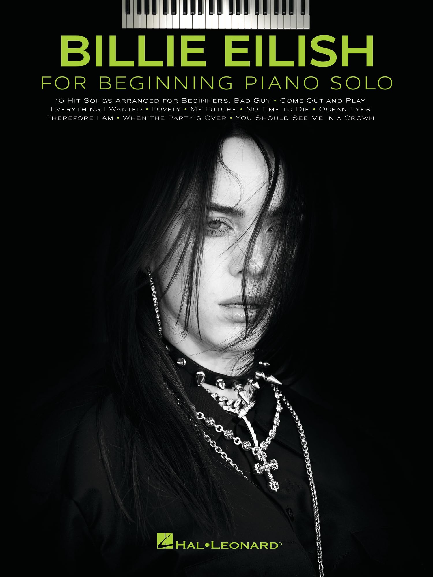 Billie Eilish - Beginning Piano Solo Songbook with Lyrics Sheet Music
