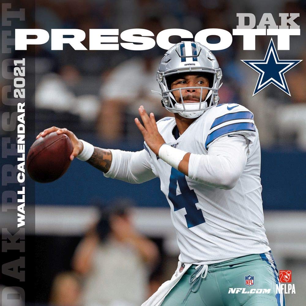 Dallas Cowboys Dak Prescott 2021 Calendar Leisure & Fun