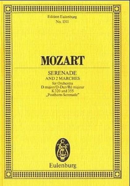 Serenata n. 9 re (posthorn) k 320 e marcia k 335 poche book