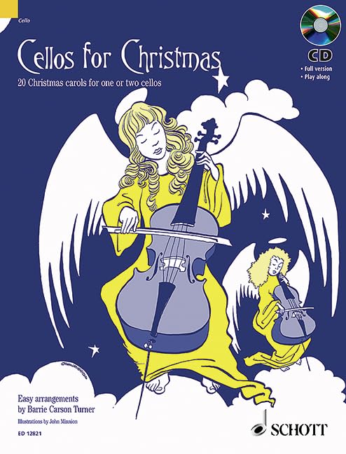 Cellos for Christmas: 20 Weihnachtslieder. 1-2 Violoncelli. Ausgabe mit CD. Arts & Music