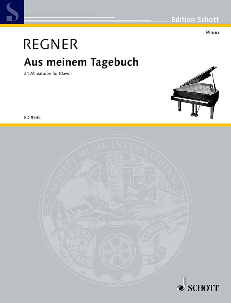 Aus meinem Tagebuch (Extraits de mon journal): 24 Miniatures. piano. book