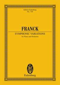 Symphonische Variationen: Klavier und Orchester. Studienpartitur. (Eulenburg Studienpartituren) Sheet Music