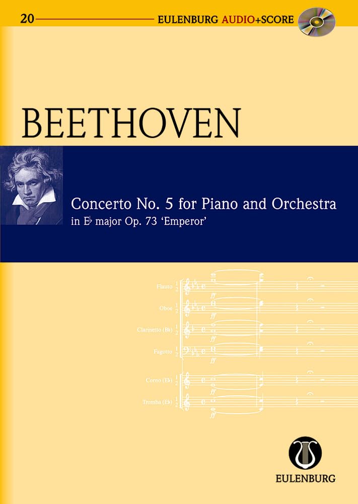 Cto Piano No5 Op.73 Mib Maj. +CD - Cond.Poche +CD book