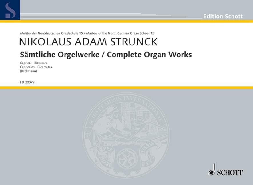 Oeuvres complètes pour orgue: 7 Capriccios - 2 Ricercares. Vol. 15. organ. book
