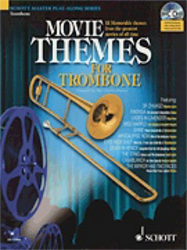 Movie Themes for Trombone: 12 unvergessliche Melodien aus den größten Filmen aller Zeiten. Posaune. Ausgabe mit CD. (Schott Master Play-Along Series) Sheet Music