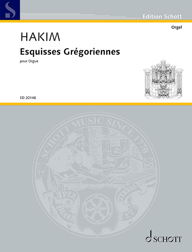 Esquisses grégoriennes: en forme de Messe basse. organ. book