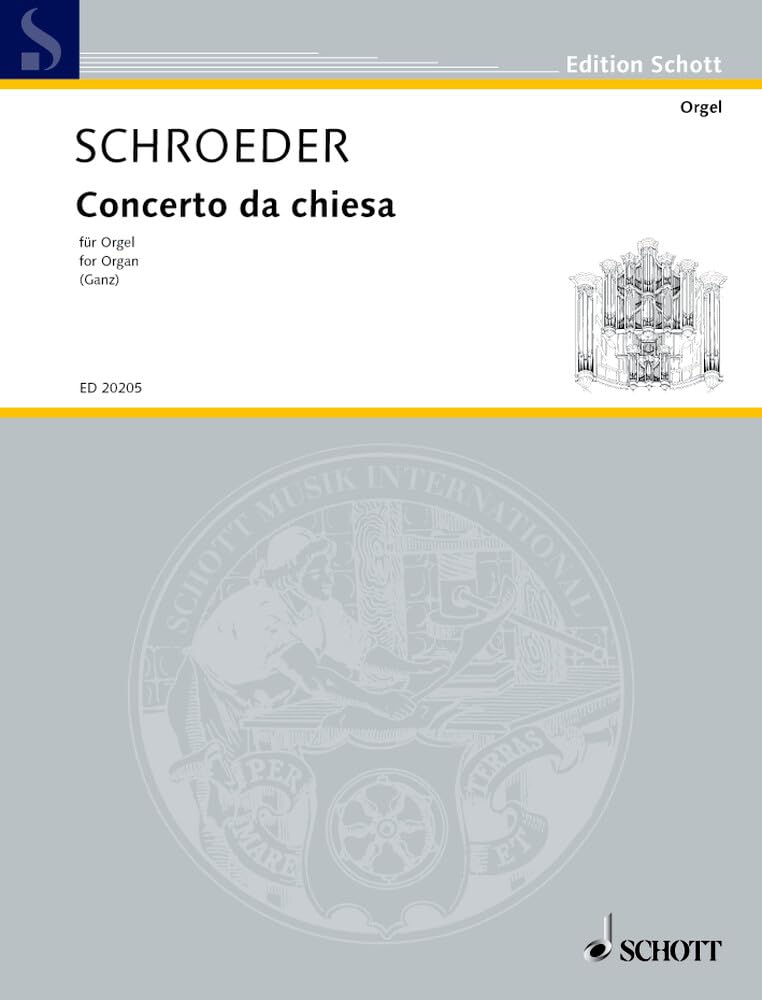 Concerto da chiesa: organ. book