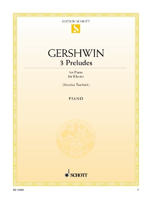 Trois préludes: piano. Sheet Music