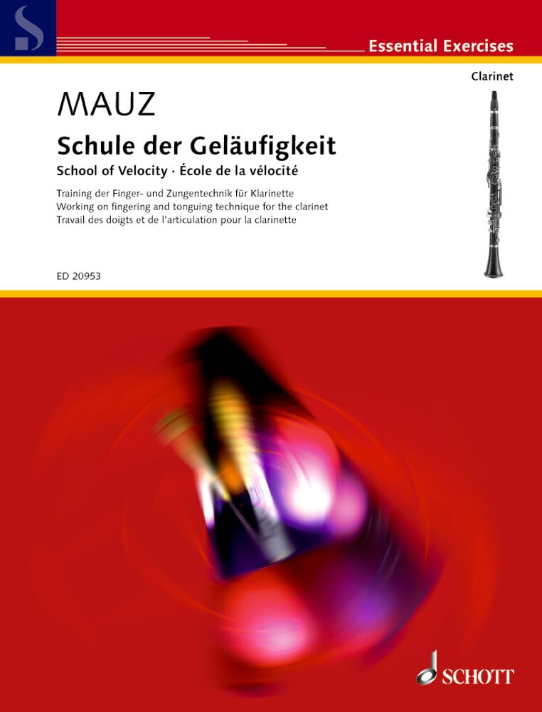 Schule der Geläufigkeit: Training der Finger- und Zungentechnik. Klarinette. Lehrbuch. (Essential Exercises) Sheet Music