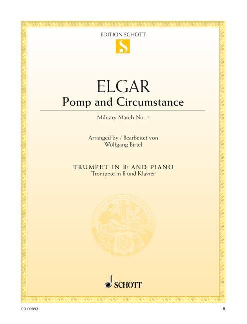 Pomp and Circumstance. Trompete in B und Klavier Sheet Music