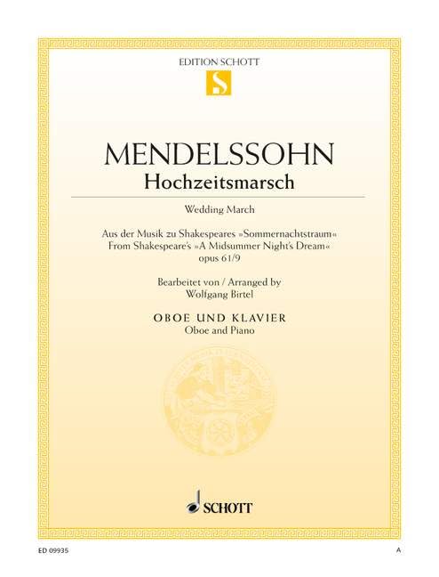 Hochzeitsmarsch. Oboe und Klavier. Art & Literature