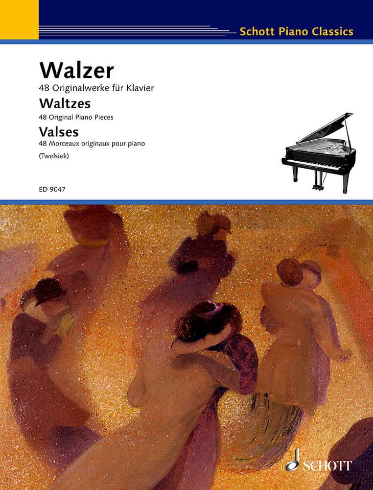 Walzer: 48 Originalwerke für Klavier. Klavier. (Schott Piano Classics) Sheet Music