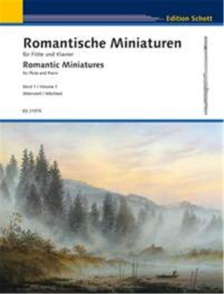 Romantische Miniaturen: Band 1. Flöte und Klavier. (Schott Flute Classics, Band 1) Sheet Music
