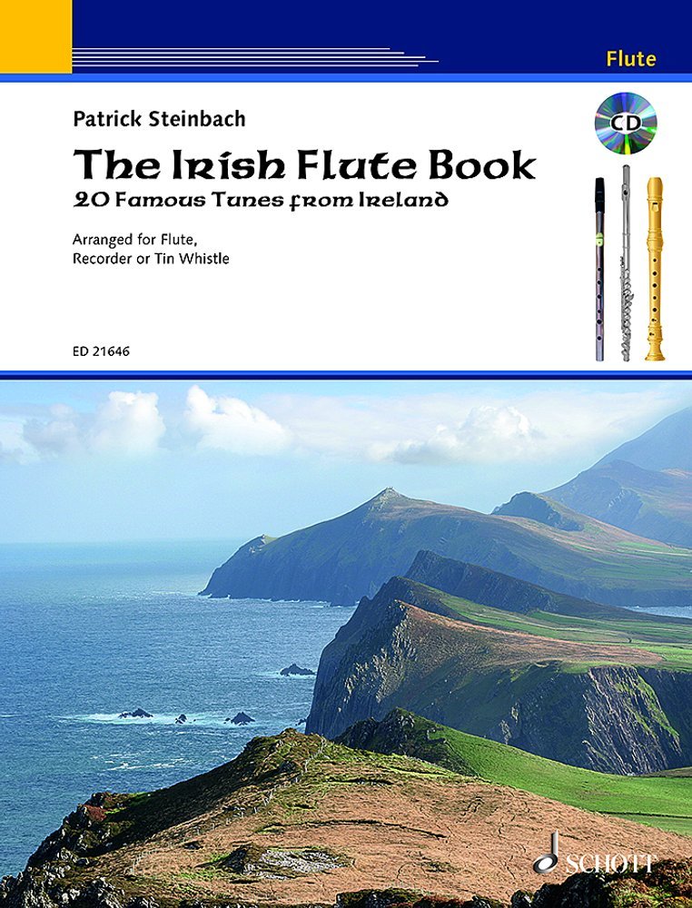 The Irish Flute Book +CD --- Flûte traversière ou Flûte à bec ou Tin whistle Sheet Music