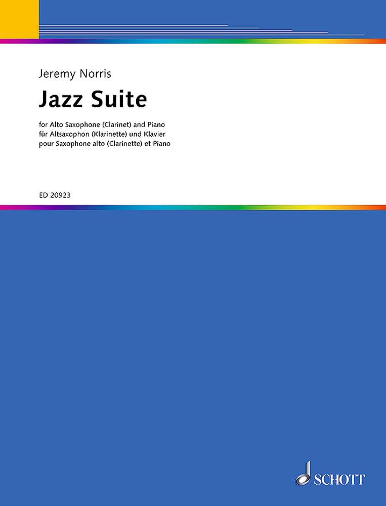 Jazz Suite: Alt-Saxophon in Es (Klarinette in B) und Klavier. Sheet Music