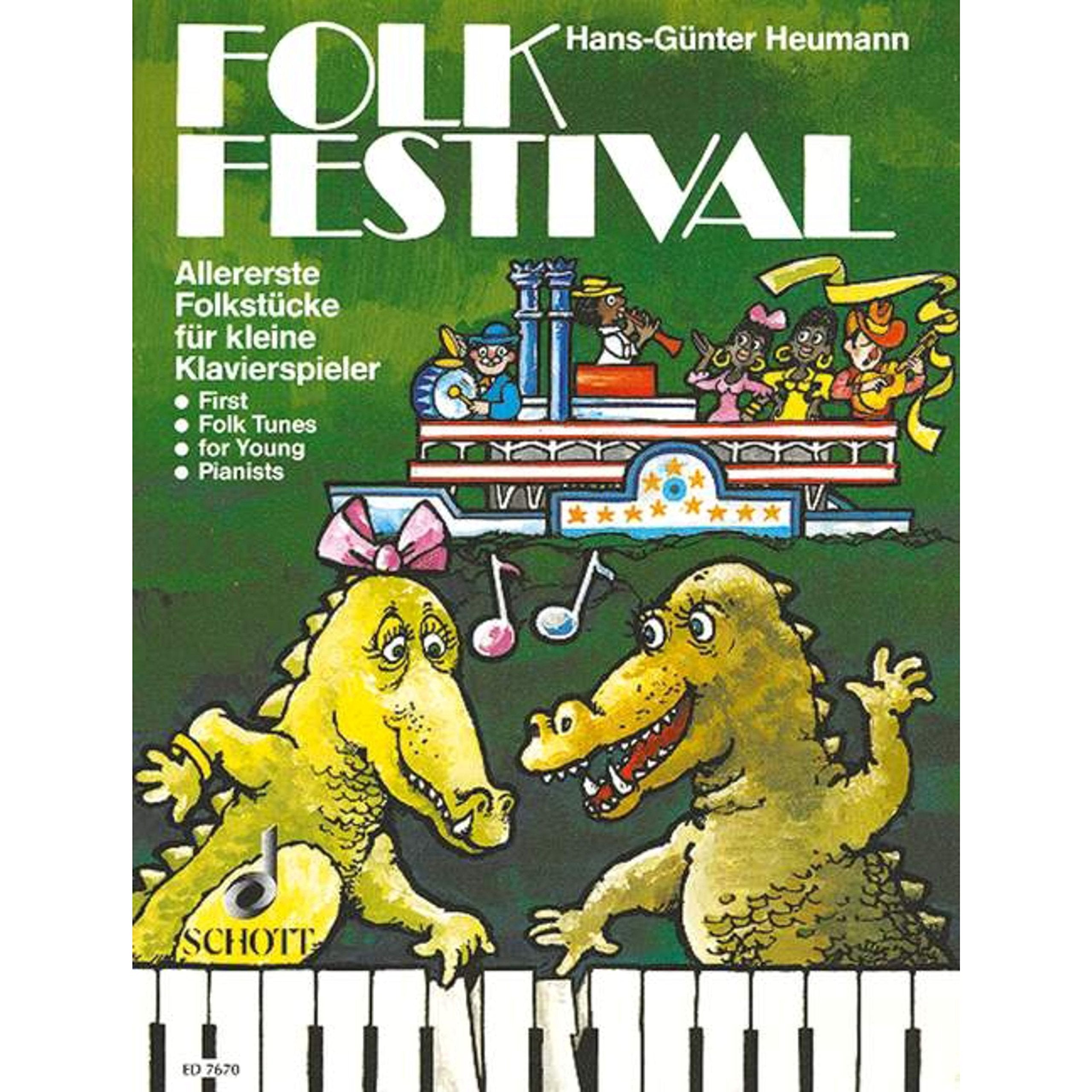Folk Festival: Allererste Folkstücke für kleine Klavierspieler. Klavier.: First Folk Tunes for Young Pianists. piano. (Easy Piano Music) Sheet Music