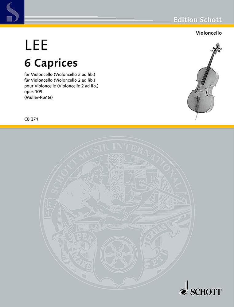 6 Caprices: op. 109. Violoncello (Violoncello 2 ad libitum). (Cello-Bibliothek) Essays & Short Stories