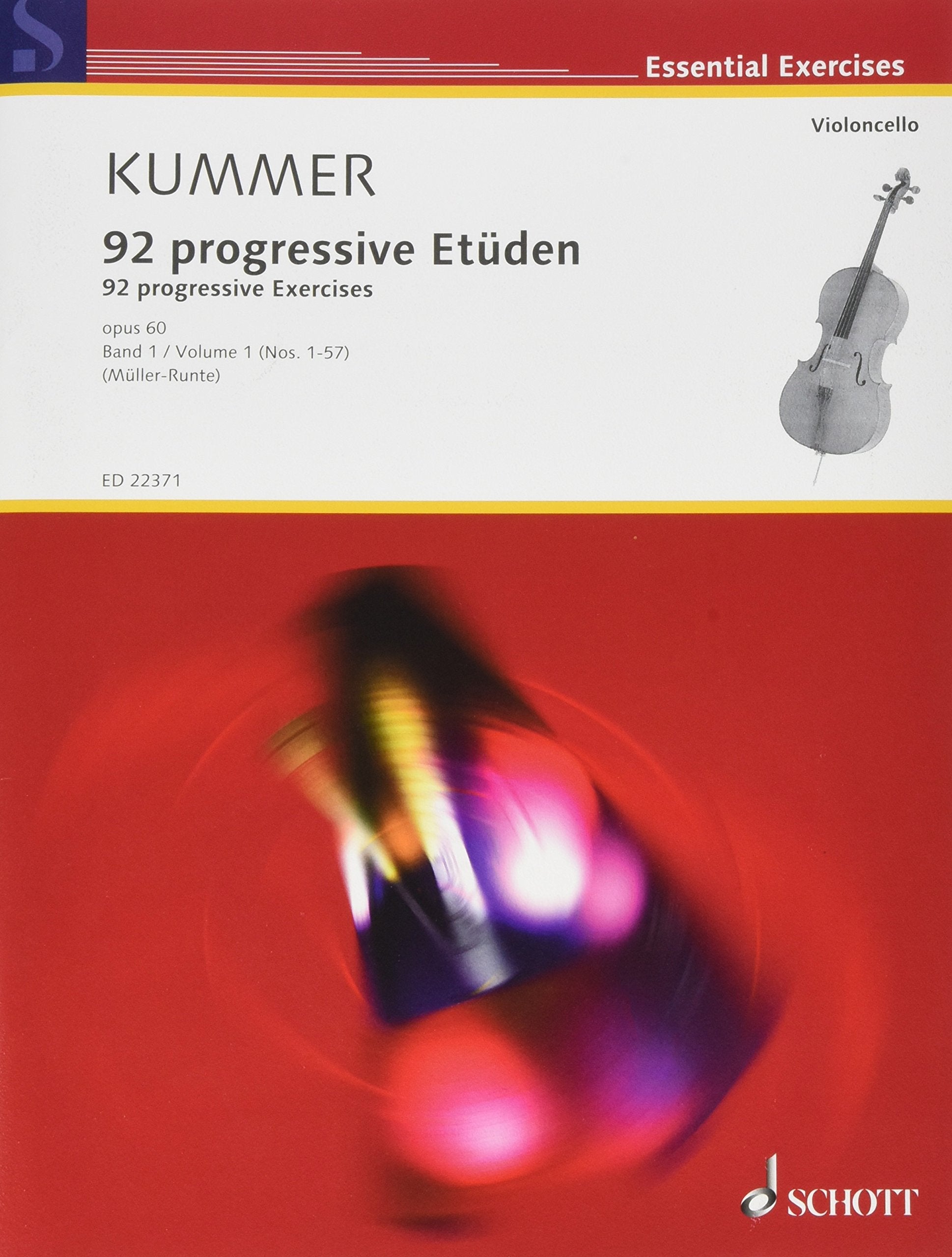 92 études progressives: avec accompagnement d'un second violoncelle. Vol. 1. op. 60. cello (cello 2 ad libitum). Arts & Music