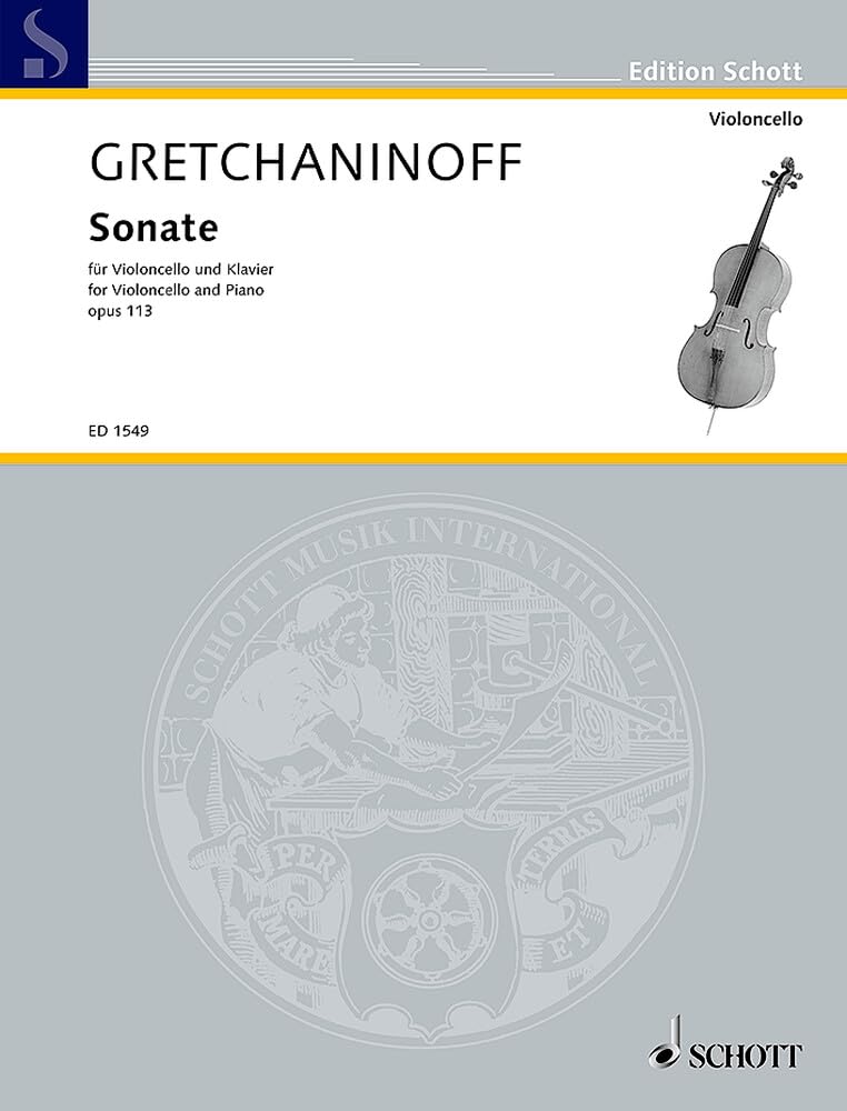 Sonata: op. 113. cello and piano. book