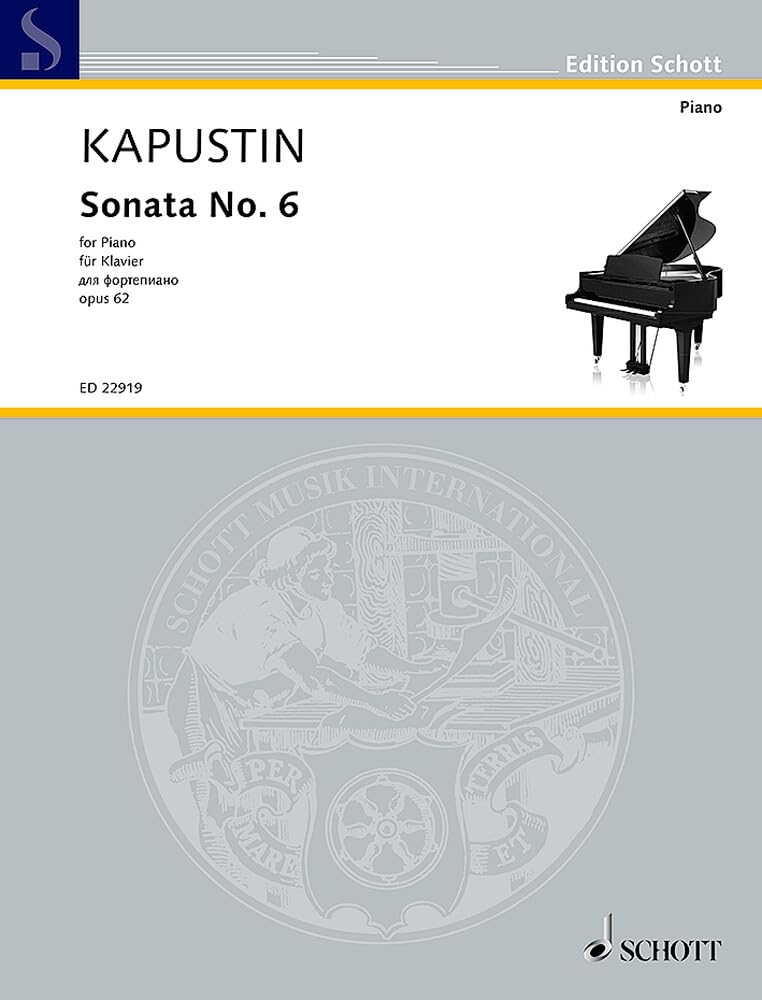 Sonata No. 6: op. 62. Klavier. (Edition Schott) Arts & Music