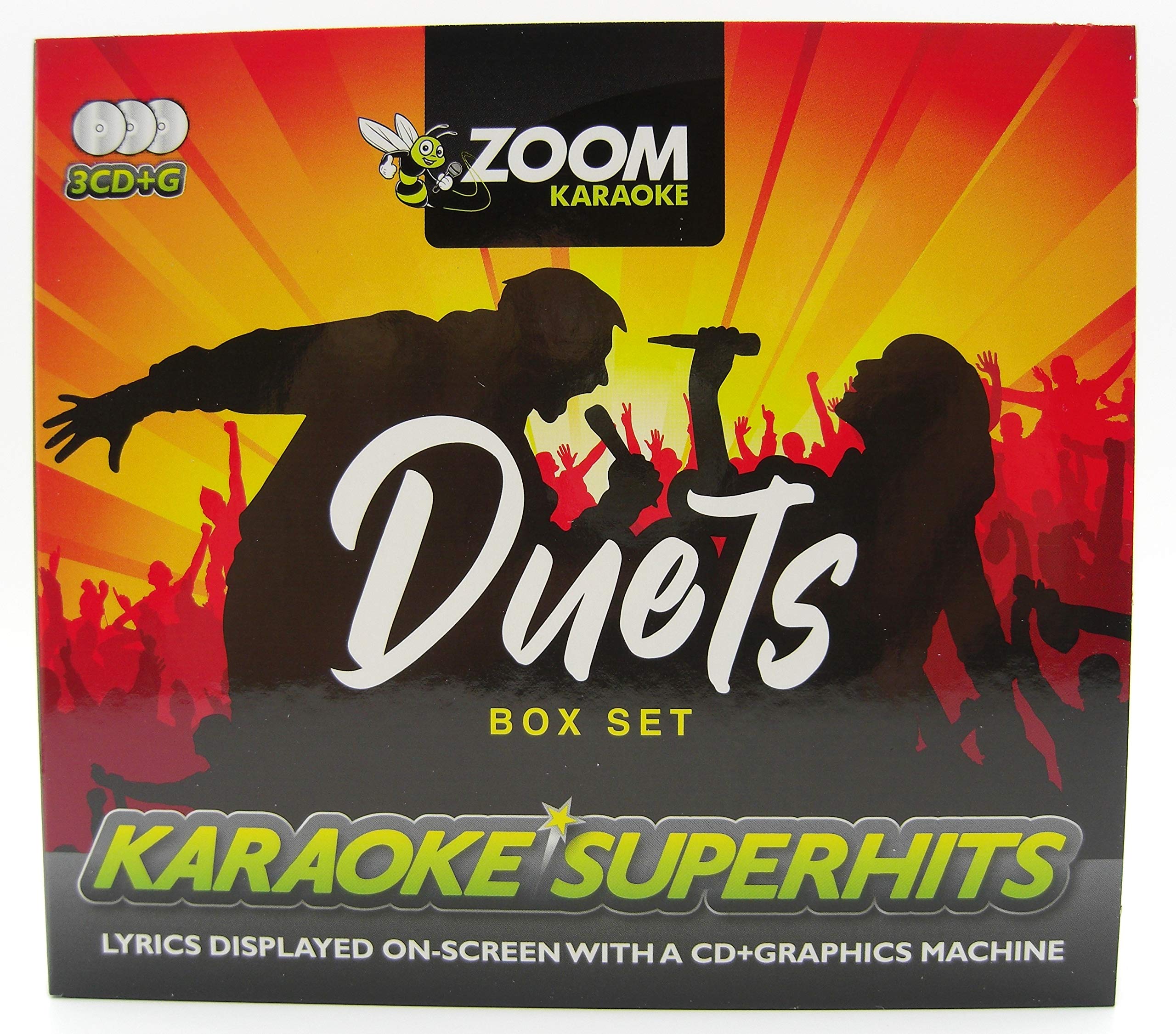 Zoom Karaoke CD+G - Duets Superhits - Triple CD+G Karaoke Pack Music for Children