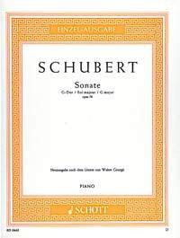 Sonate G-Dur: op. 78. D 894. Klavier. (Edition Schott Einzelausgabe) Sheet Music