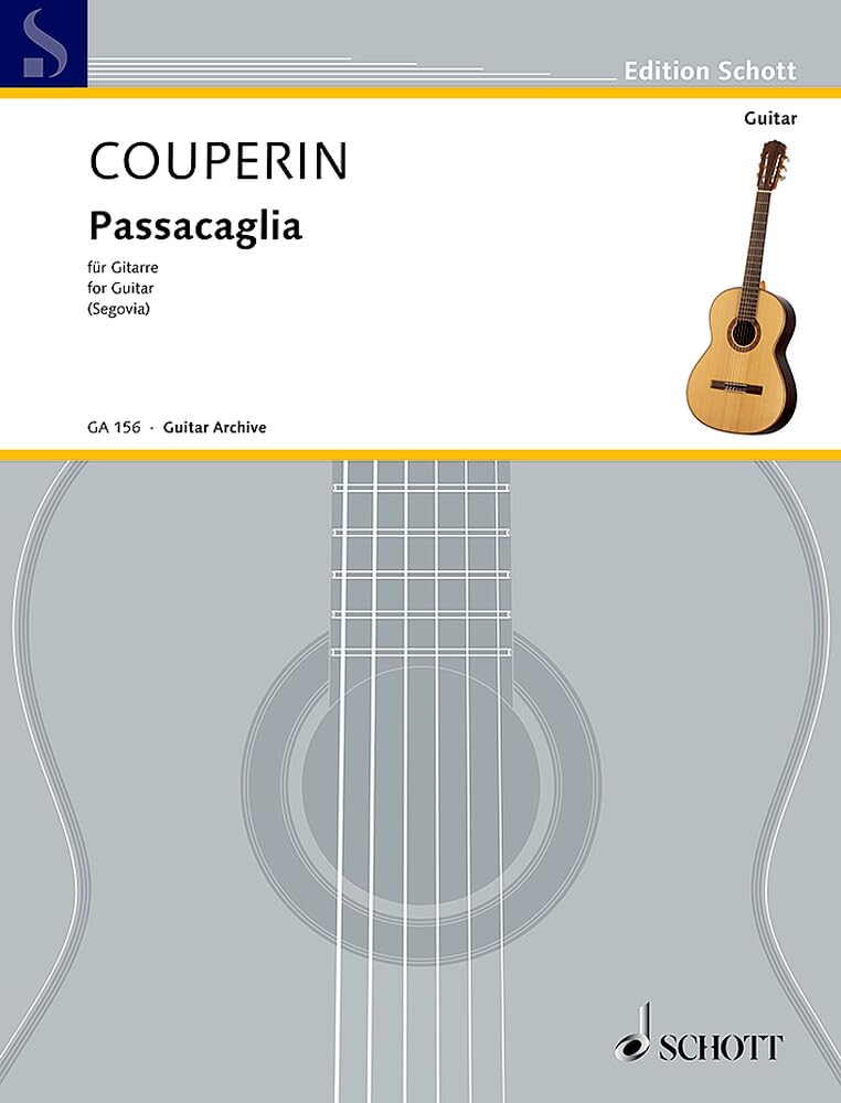 Passacaglia: Gitarre. (Edition Schott) Sheet Music