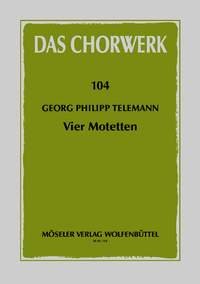 Vier Motetten: gemischter Chor. (Das Chorwerk) Sheet Music