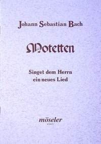 Singet dem Herrn ein neues Lied: Motette. BWV 225. gemischter Chor (SATB/SATB); Basso continuo und/oder Instrumente ad libitum. Partitur. Sheet Music