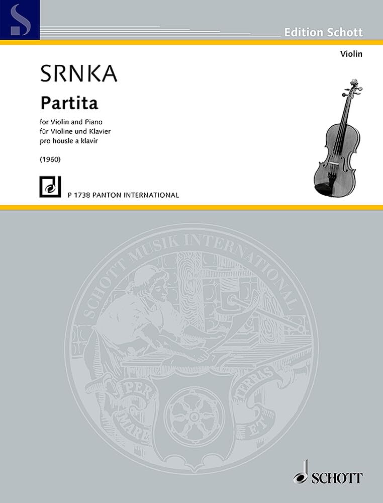 Partita: Violine und Klavier. (Edition Schott) Arts & Music