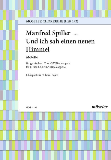 Then I saw a new heaven: Motet. 192. op. 30. mixed choir (SATB). Partition de chœur. Sheet Music