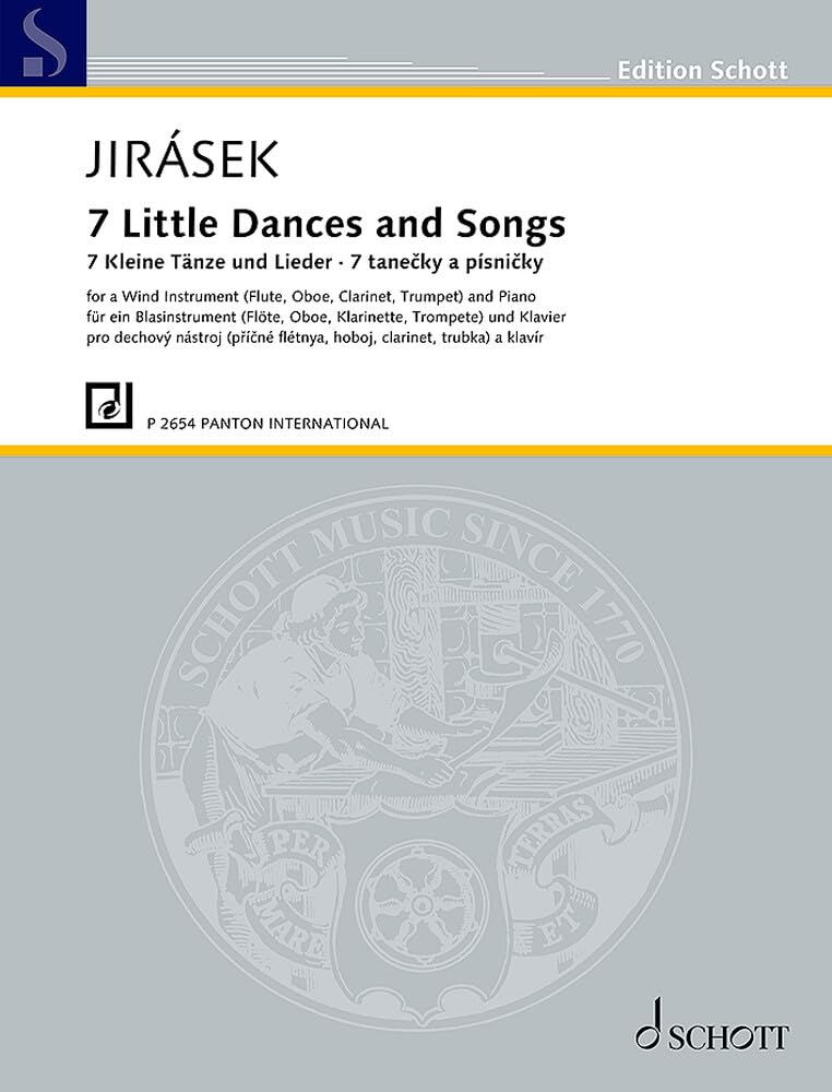 Kleine Tänze und Lieder: Flöte, Oboe, Klarinette und Klavier. Partitur und Stimmen. (Edition Schott) Arts & Music