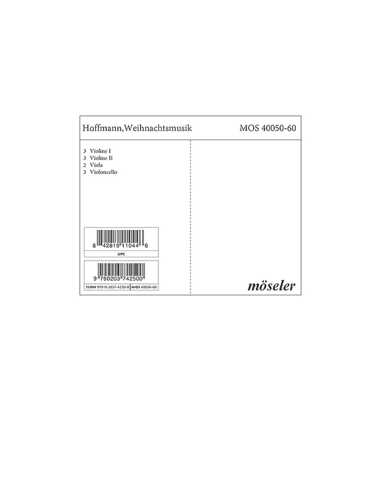 Weihnachtsmusik Alter Meister: 50. 4-stimmiges Streichorchester. Streicherstimmensatz. (Corona - Werkreihe für Kammerorchester, Band 50) Sheet Music