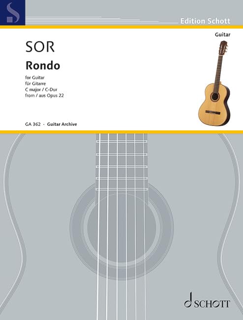 Rondo C-Dur: aus op. 22. Gitarre. (Gitarren-Archiv) Sheet Music