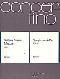Sinfonie A-Dur: KV 114. Orchester. Partitur. (Concertino) Sheet Music