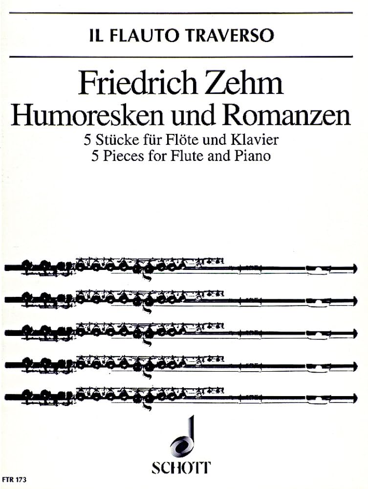 Humoresken und Romanzen: 5 Stücke. Flöte und Klavier. (Il Flauto traverso) Sheet Music