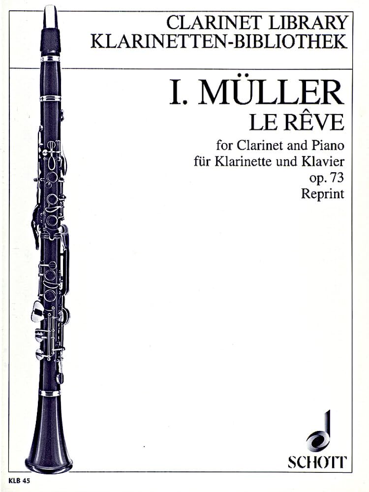 Le rêve: op. 73. Klarinette und Klavier. (Klarinetten-Bibliothek) Sheet Music