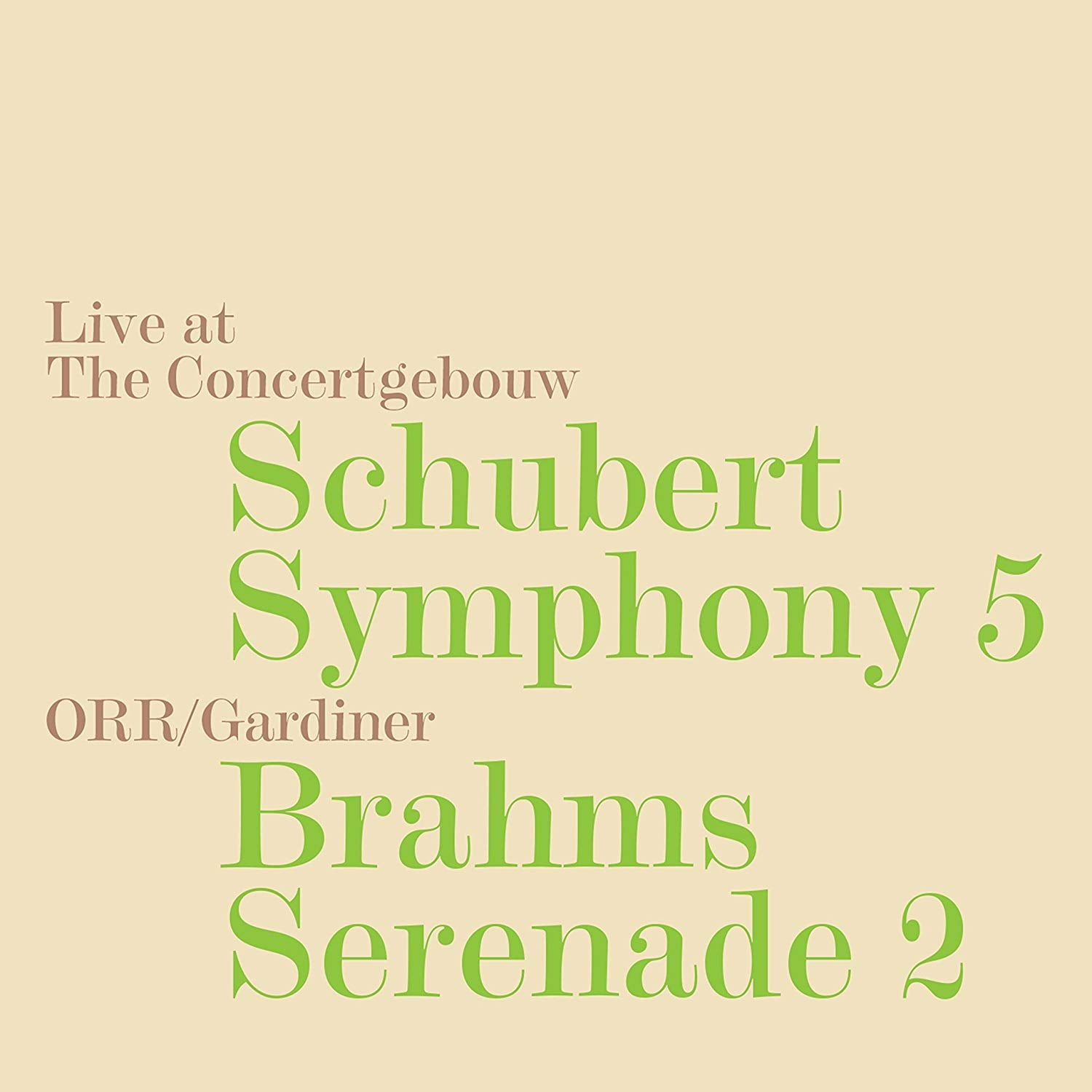 Sinfonie 5 d.485/Serenade 2 Op.16 Classical
