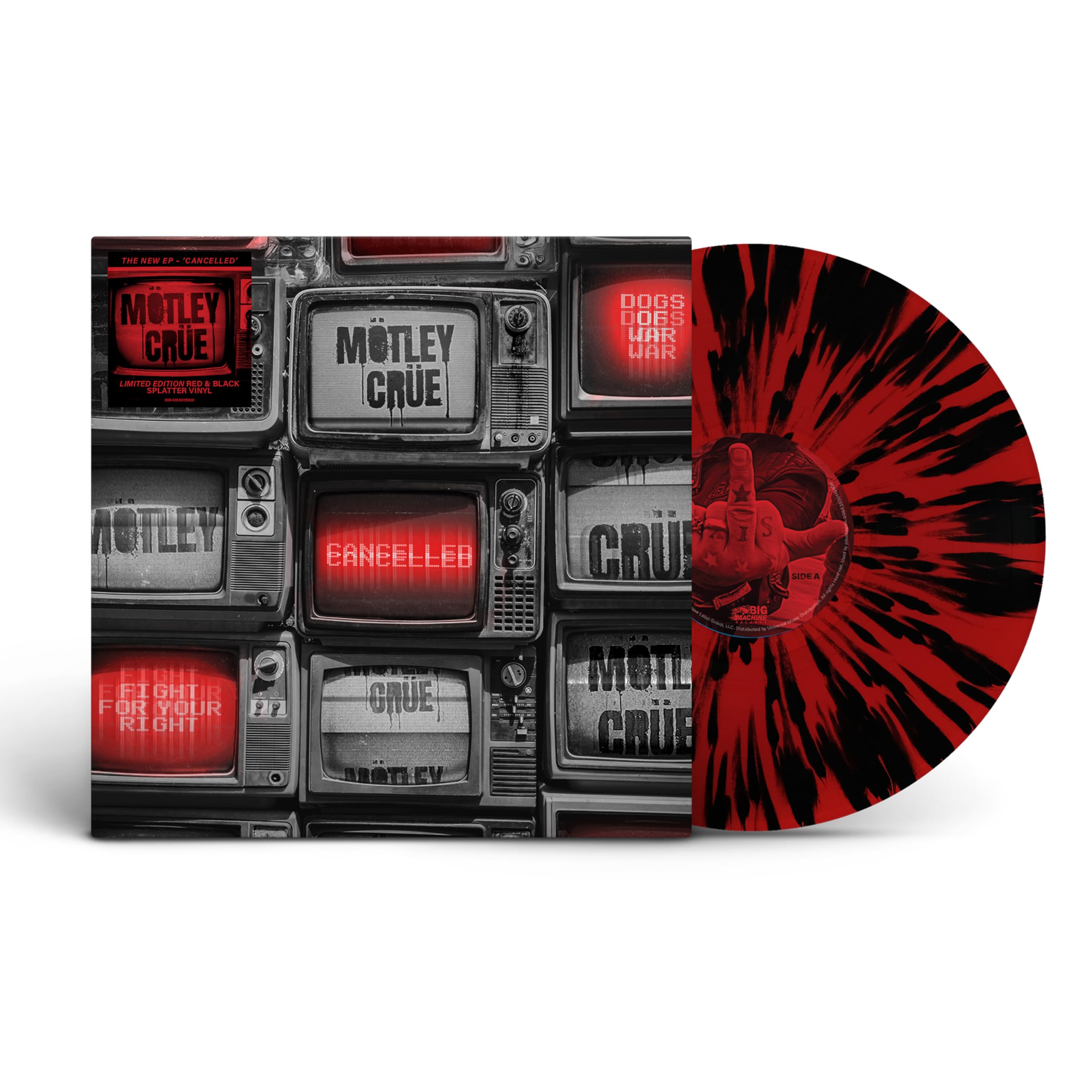 Cancelled (Red with Black Splatter LP) Rock