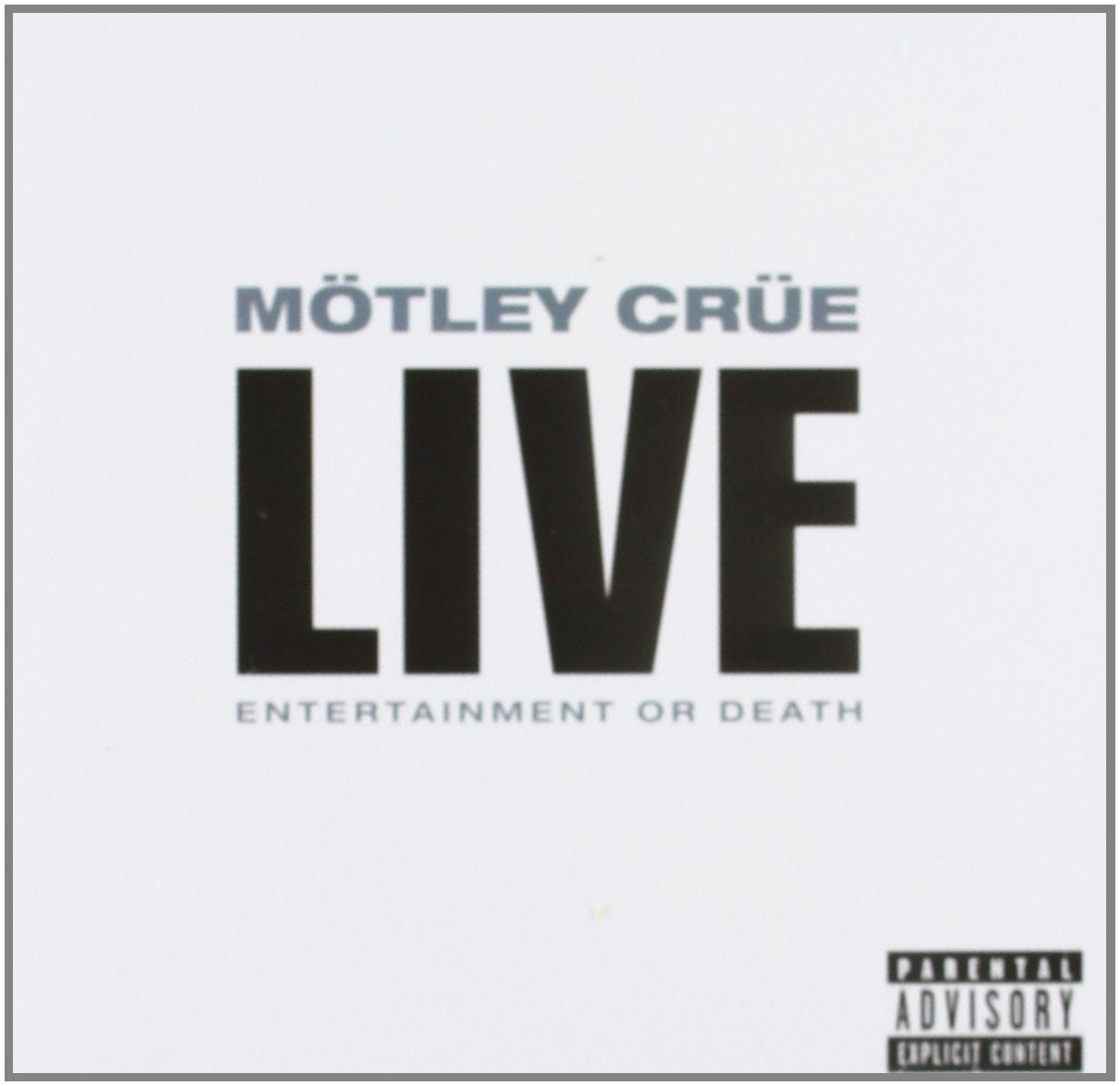 Live: Entertainment Or Death cd