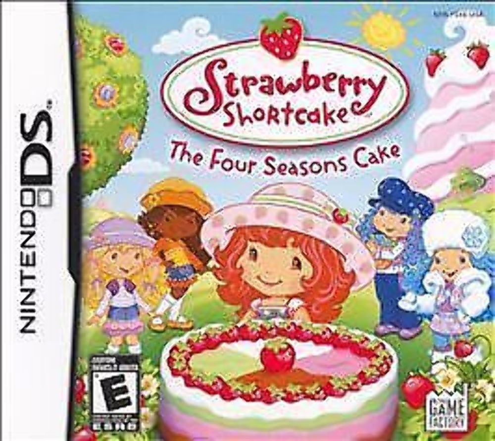 Nintendo DS - Erdbeer-Kuchen mit Motiv "Die vier Jahreszeiten" Nintendo DS