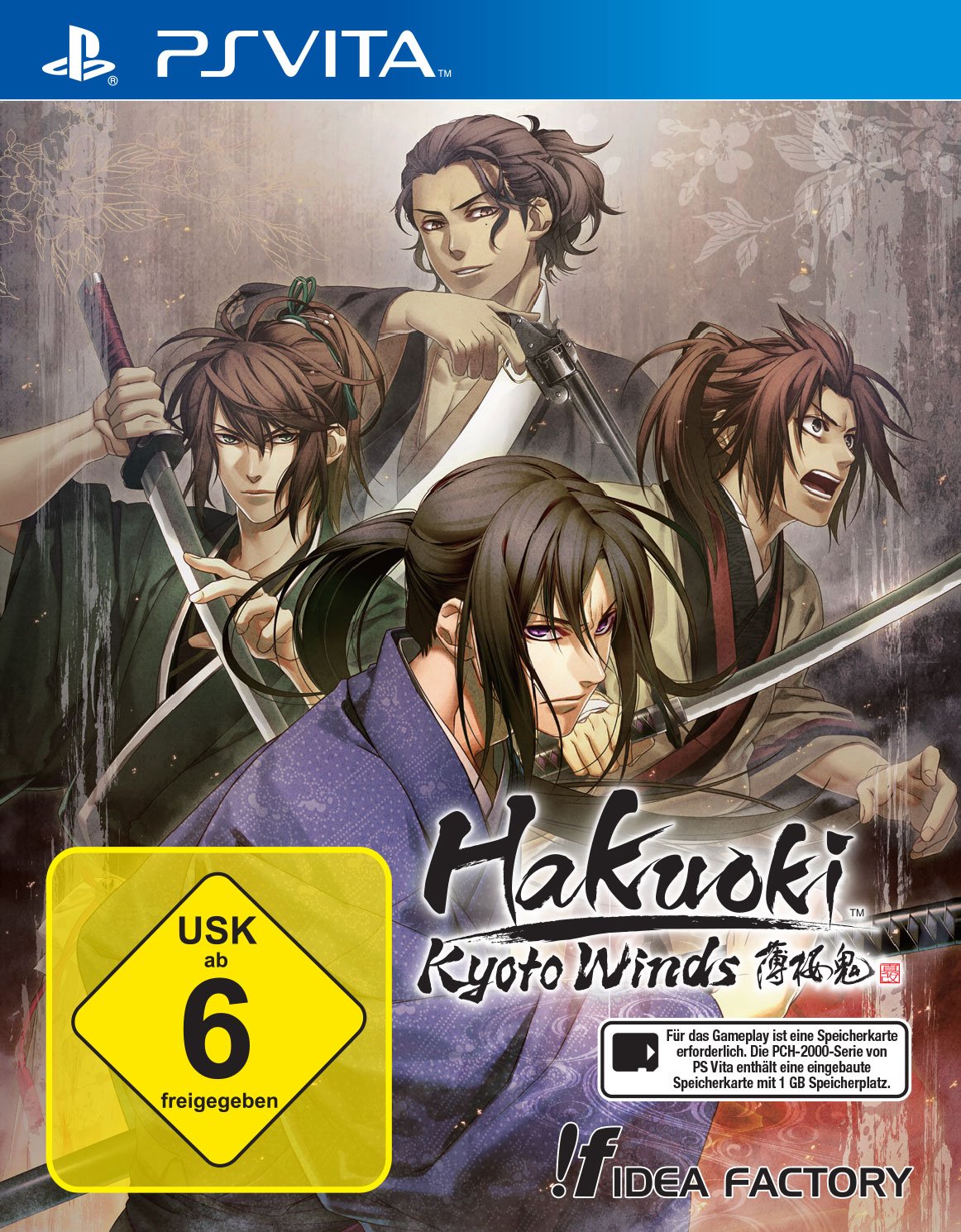 Idea Factory International Hakuoki: Kyoto Winds Older Consoles