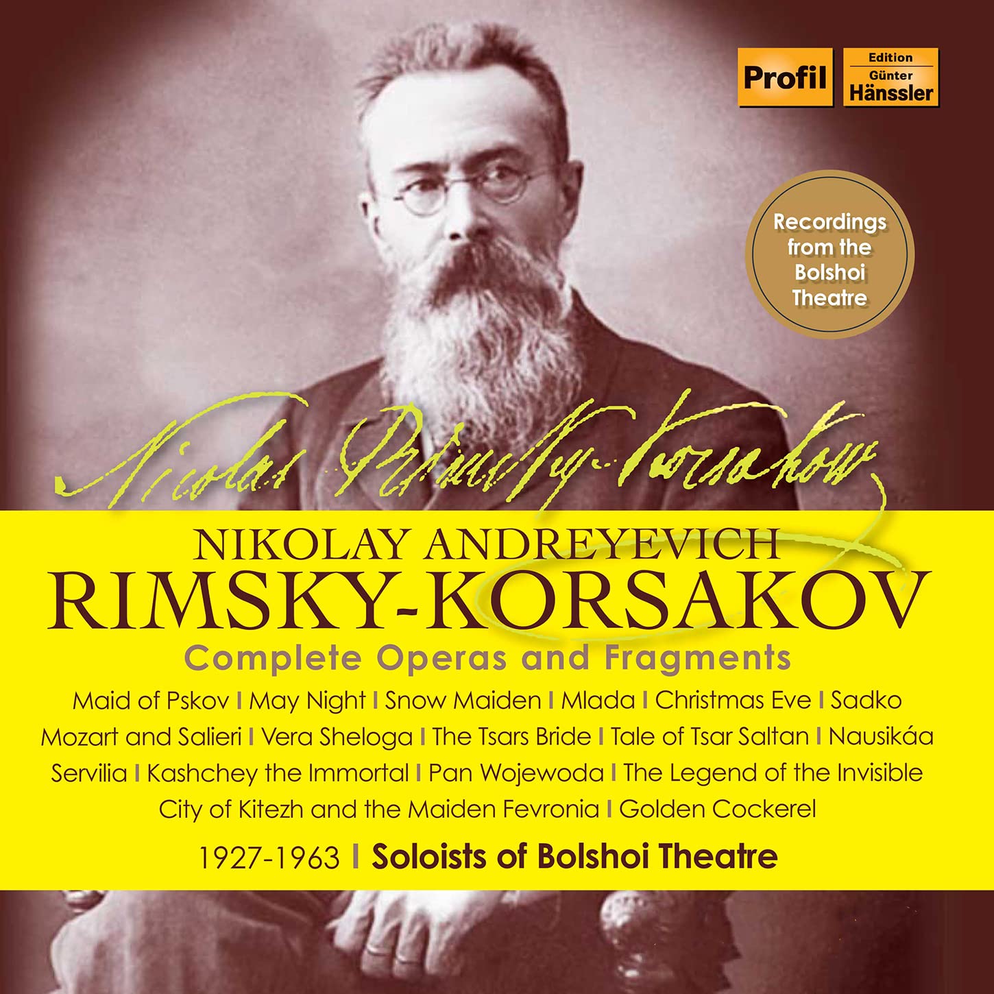 Rimsky Korsakov. Sämtliche Opern 1946-1963 Bolshoi Music for Children
