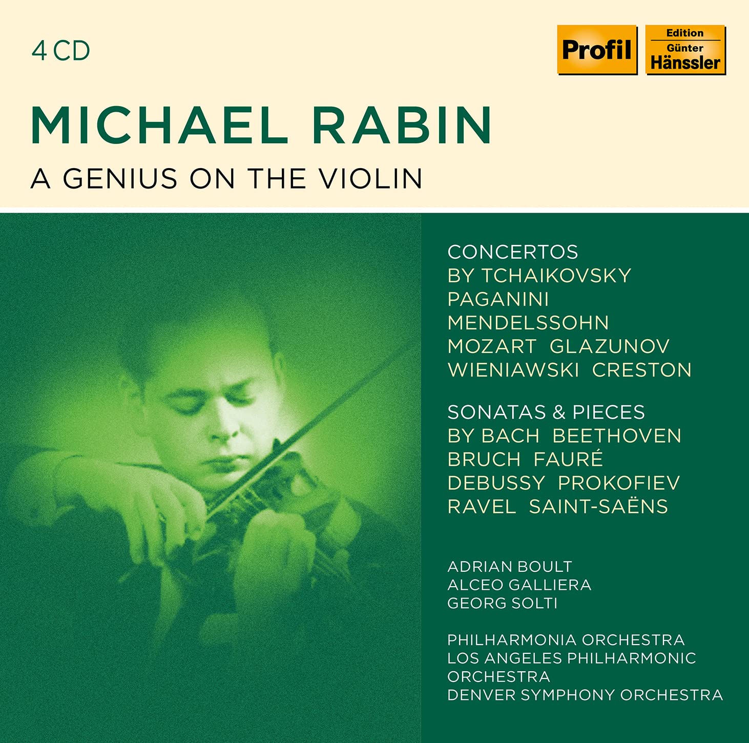 Product Image: Michael Rabin - A Genius On The Violin