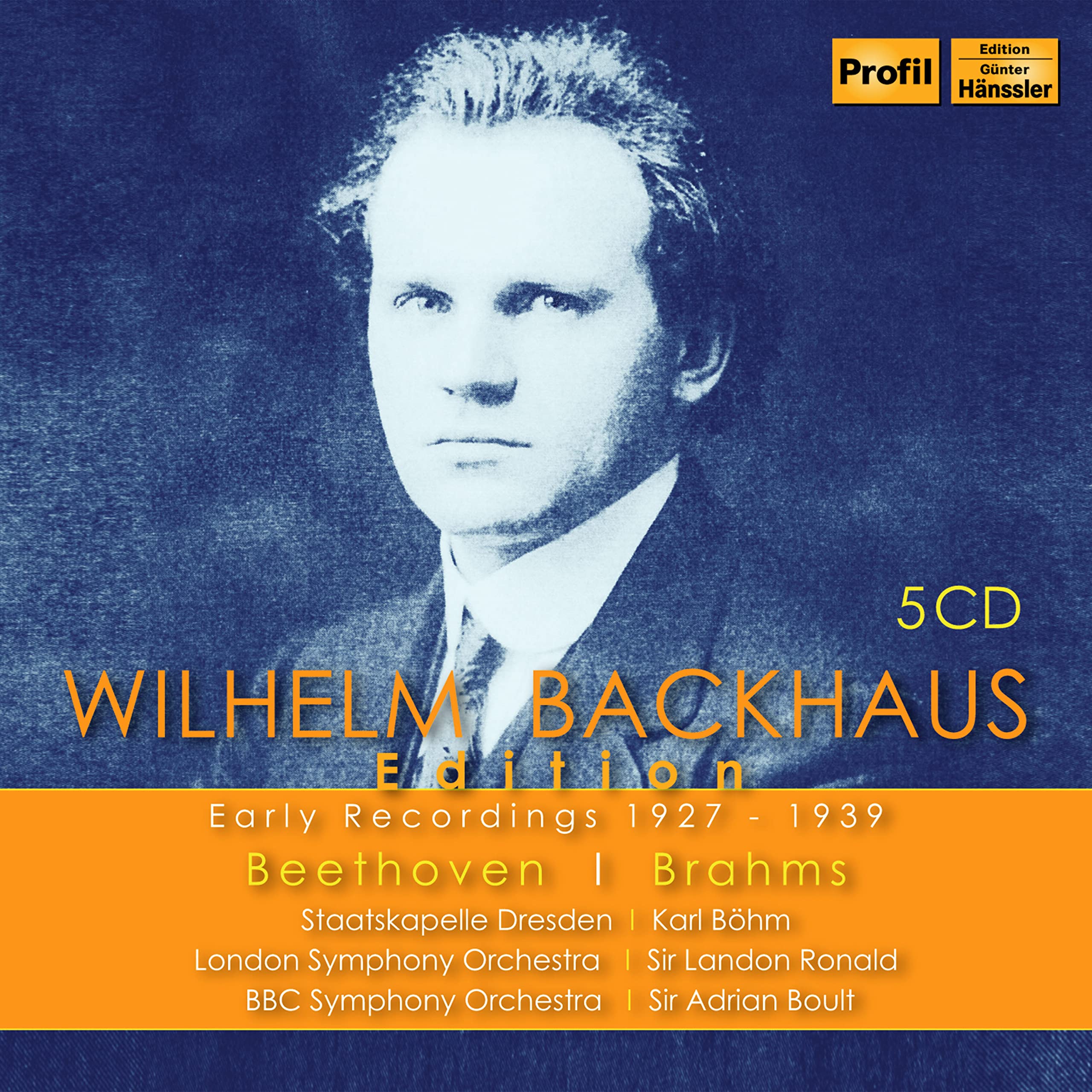 Wilhelm Backhaus Edition-Early Record 1927-1939 Classical