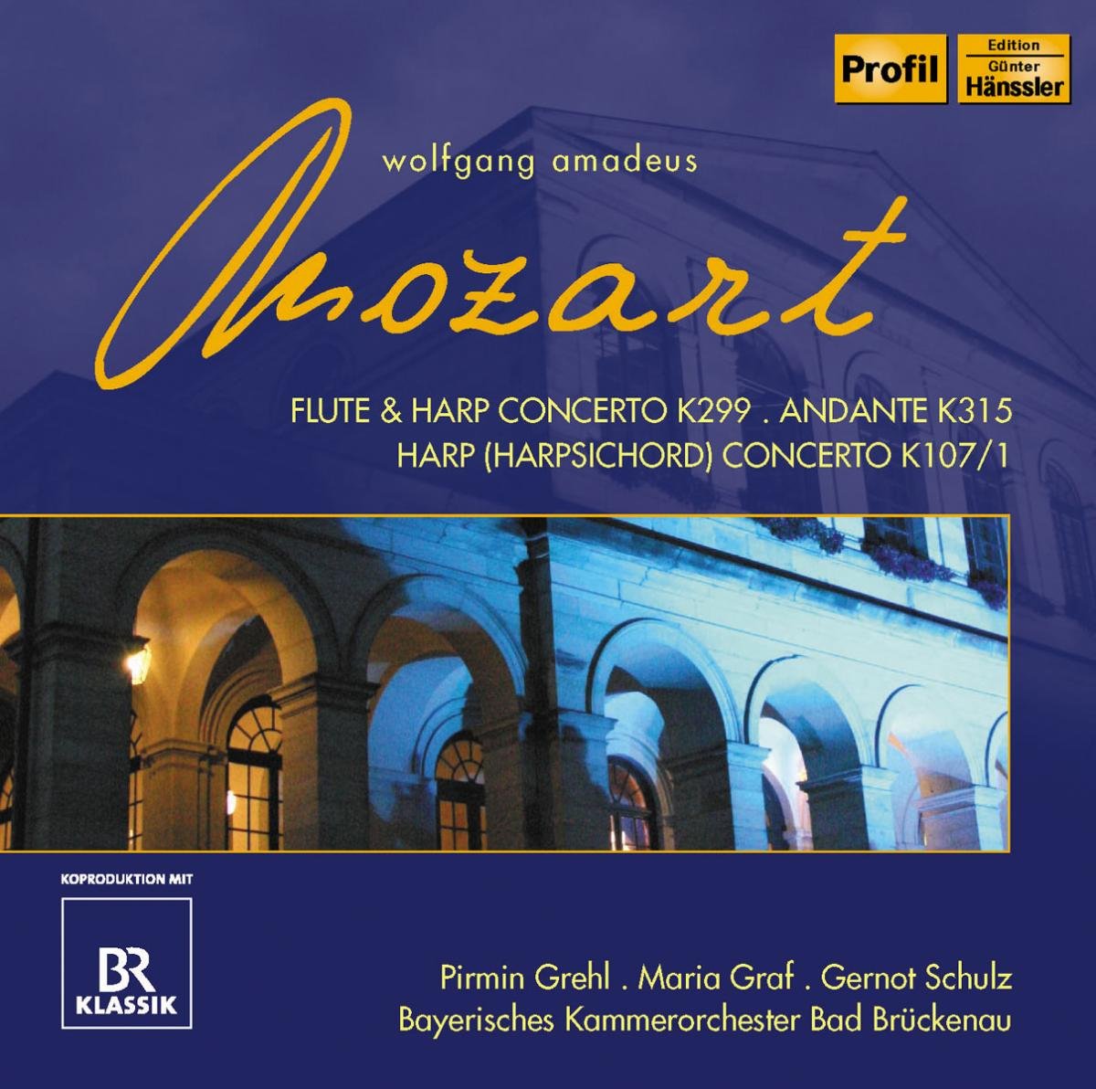 MOZART: Ctos. for Flute & Harp Classical